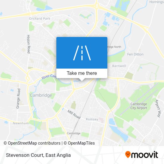 Stevenson Court map