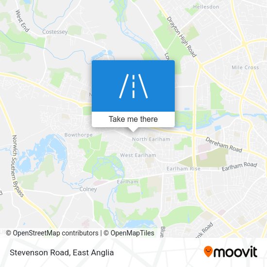 Stevenson Road map