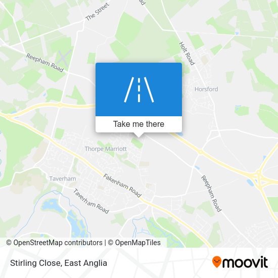 Stirling Close map