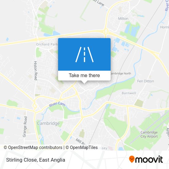 Stirling Close map