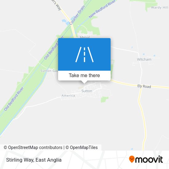 Stirling Way map