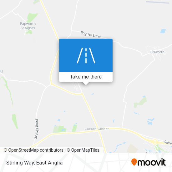 Stirling Way map