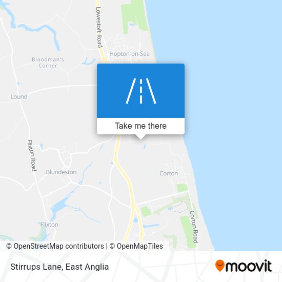 Stirrups Lane map