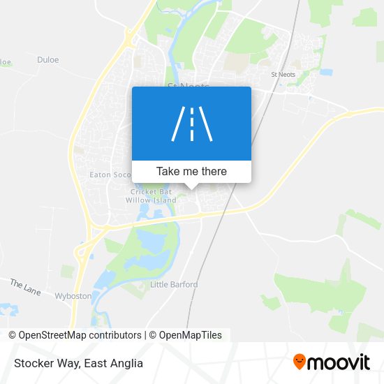Stocker Way map