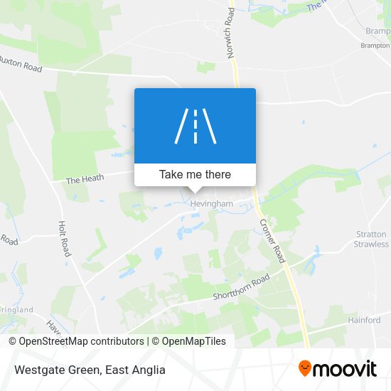 Westgate Green map