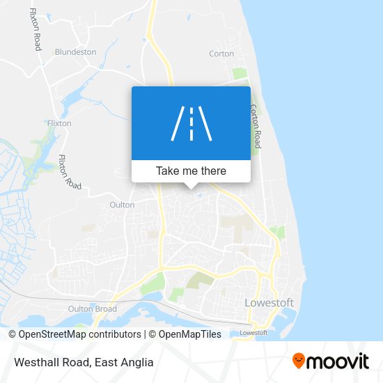 Westhall Road map