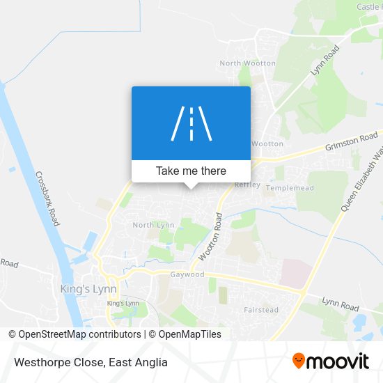 Westhorpe Close map