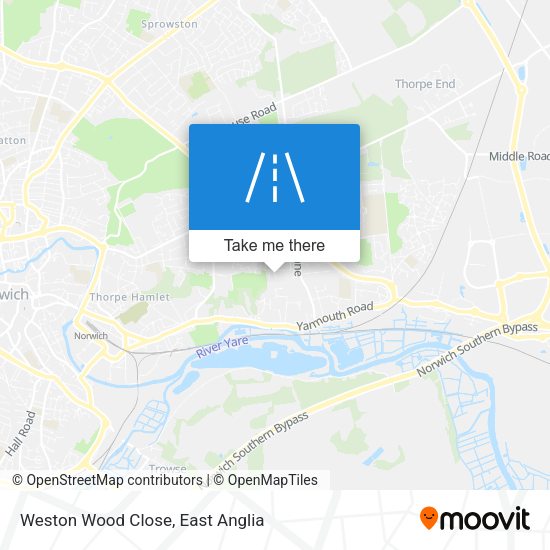 Weston Wood Close map