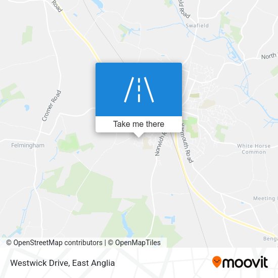 Westwick Drive map