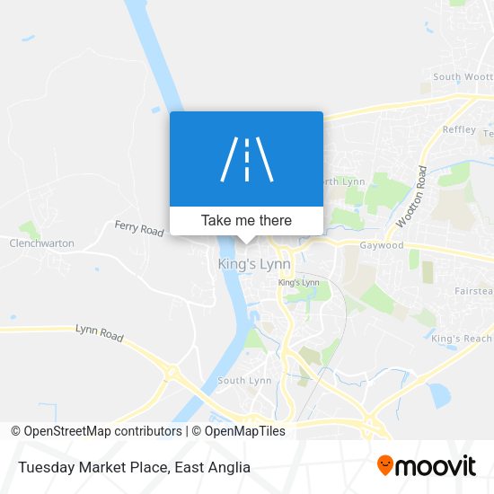Tuesday Market Place map