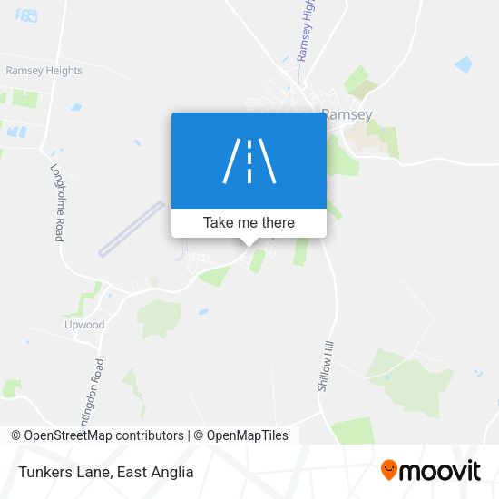 Tunkers Lane map