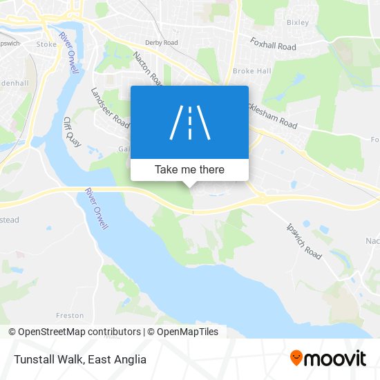 Tunstall Walk map