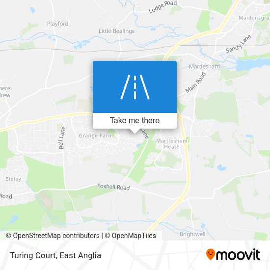 Turing Court map