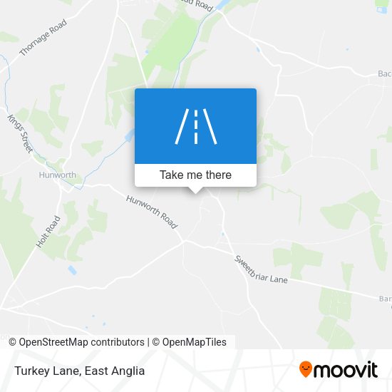 Turkey Lane map