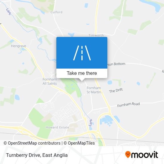 Turnberry Drive map