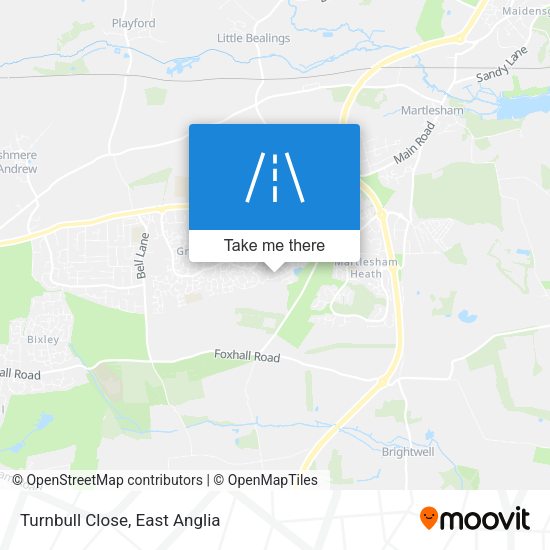 Turnbull Close map