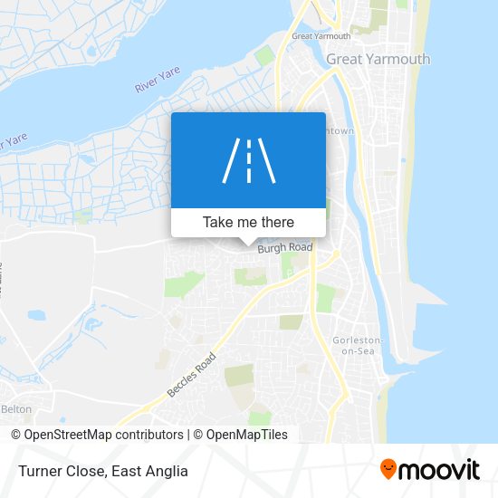 Turner Close map