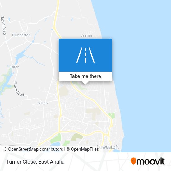 Turner Close map