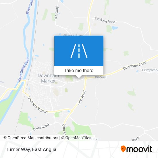 Turner Way map
