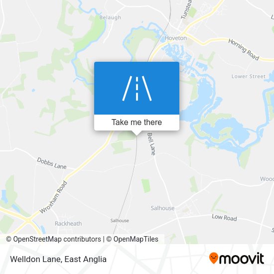 Welldon Lane map
