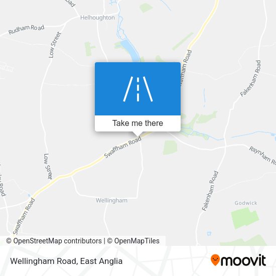 Wellingham Road map