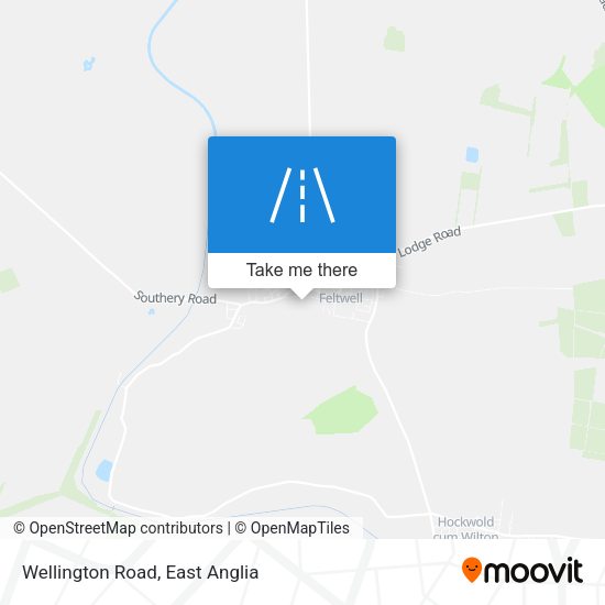 Wellington Road map