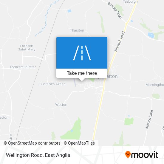 Wellington Road map