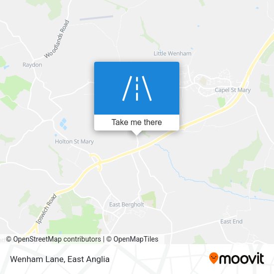 Wenham Lane map