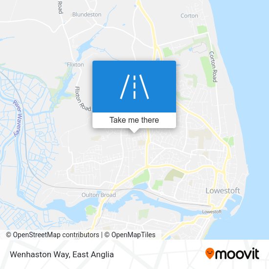 Wenhaston Way map