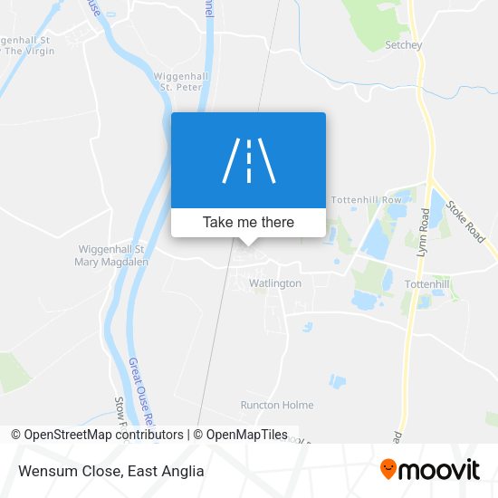 Wensum Close map