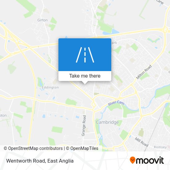Wentworth Road map
