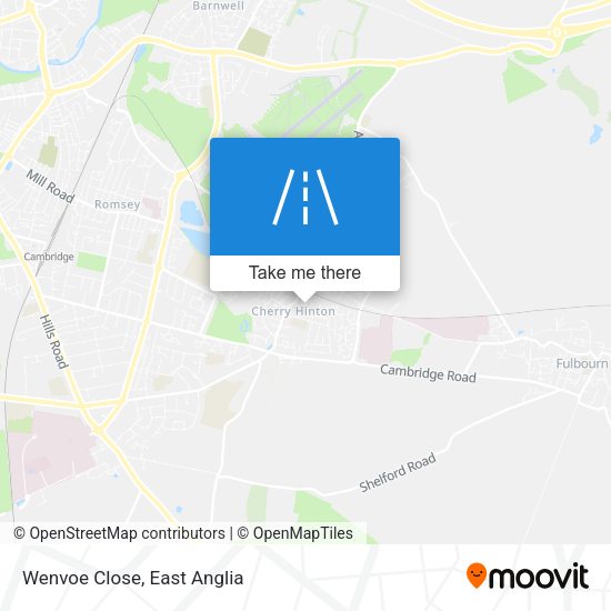 Wenvoe Close map