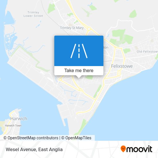 Wesel Avenue map