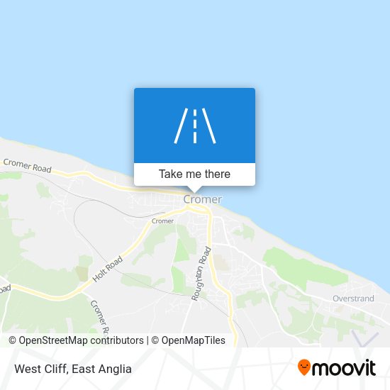 West Cliff map