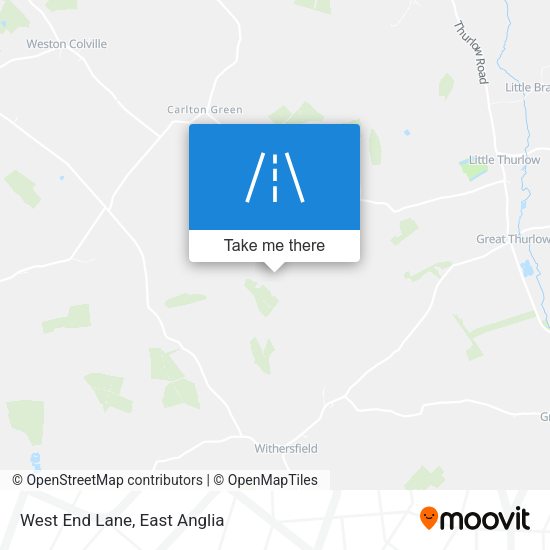 West End Lane map