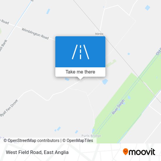 West Field Road map