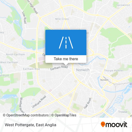 West Pottergate map