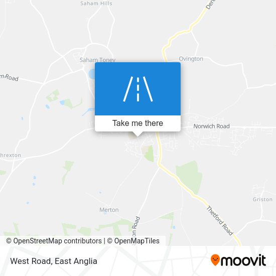 West Road map