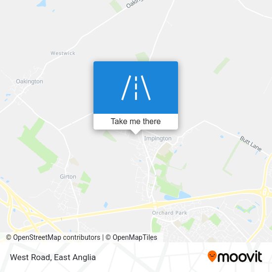 West Road map