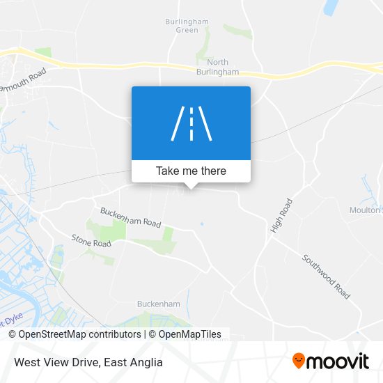 West View Drive map