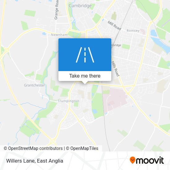 Willers Lane map