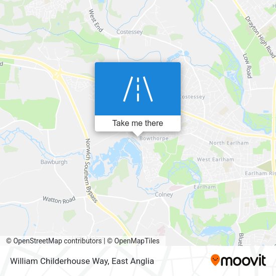 William Childerhouse Way map