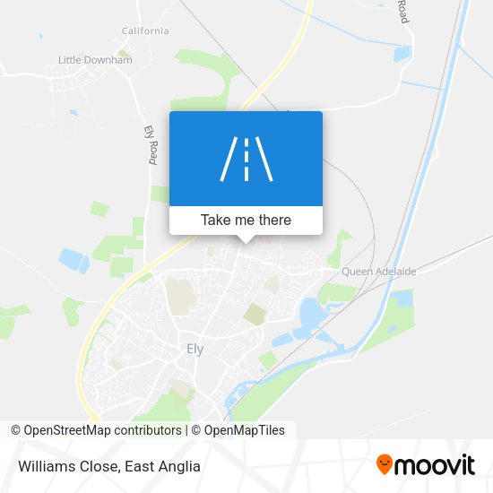 Williams Close map