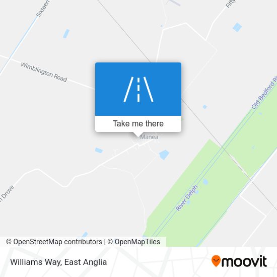 Williams Way map