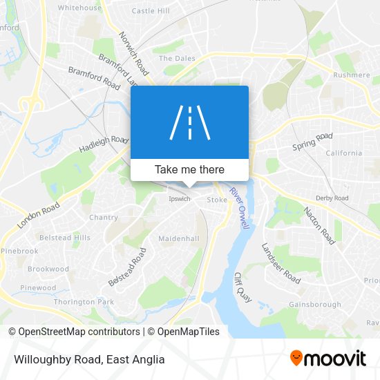 Willoughby Road map