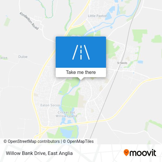 Willow Bank Drive map