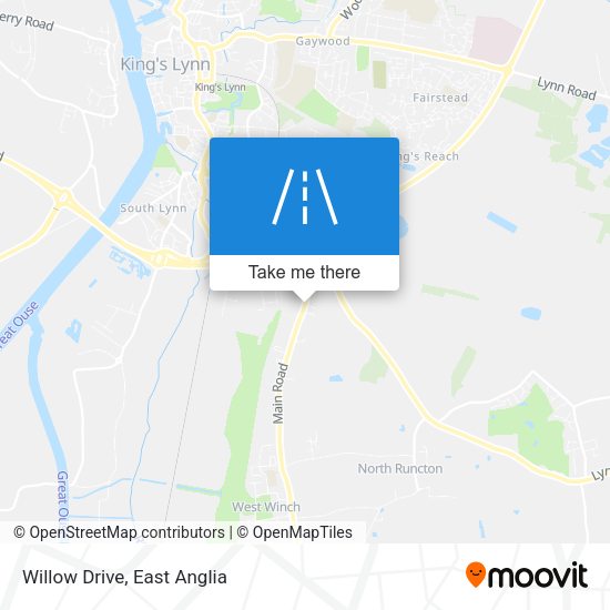 Willow Drive map