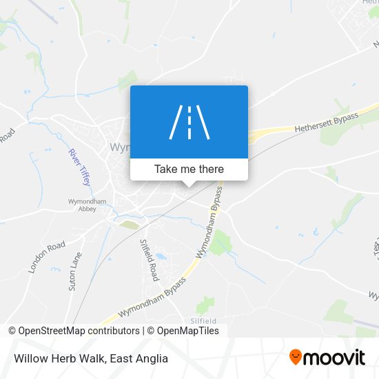 Willow Herb Walk map