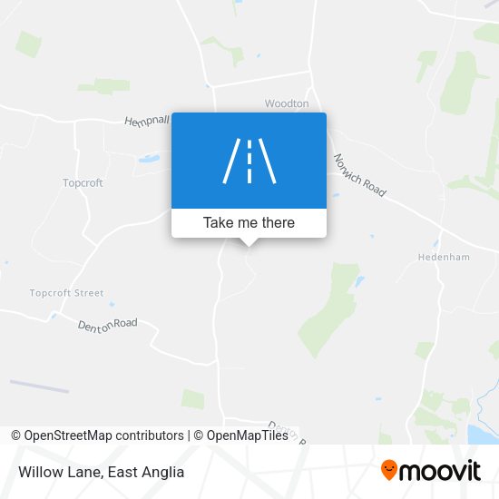 Willow Lane map