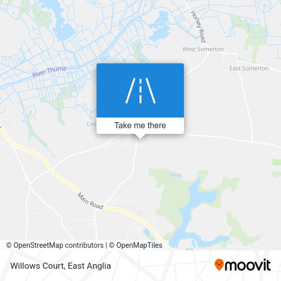 Willows Court map